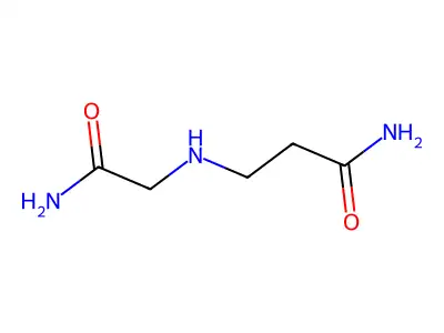 3-[(Carbamoylmethyl)amino]propanamide structure