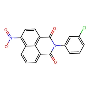 2-(3-Chlorophenyl)-6-nitrobenzo[de]isoquinoline-1,3-dione structure