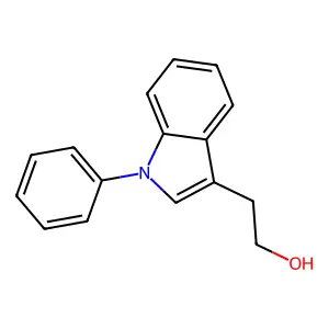 2-(1-phenyl-1H-indol-3-yl)ethan-1-ol structure
