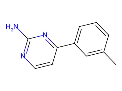 4-(3-Methylphenyl)-2-pyrimidinamine structure