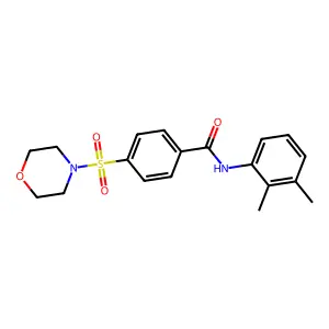 N-(2,3-Dimethyl-phenyl)-4-(morpholine-4-sulfonyl)-benzamide structure