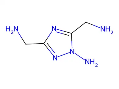 (1-Amino-1H-1,2,4-triazole-3,5-diyl)dimethanamine structure