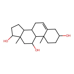Androst-5-ene-3,11,17-triol structure
