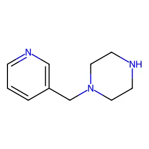 1-[(Pyridin-3-yl)methyl]piperazine structure