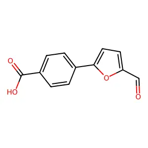 4-(5-Formyl-2-furyl)benzoic acid structure