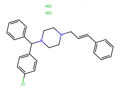 Clorcinnazine dihydrochloride structure