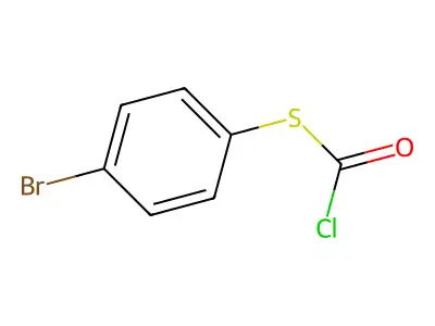 [(4-Bromophenyl)sulfanyl]carbonyl chloride structure