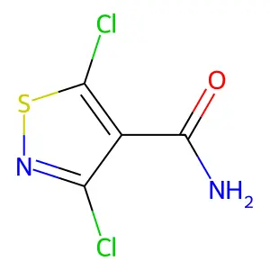 3,5-Dichloro-1,2-thiazole-4-carboxamide structure