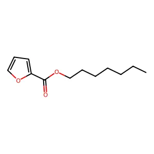 Furan-2-carboxylic acid heptyl ester structure