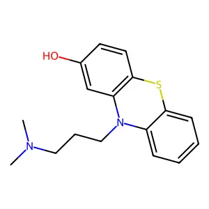 10-(3-(Dimethylamino)propyl)-10H-phenothiazin-2-ol structure