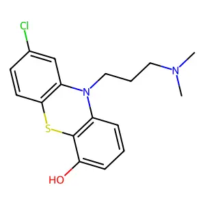 8-Chloro-10-(3-(dimethylamino)propyl)-10H-phenothiazin-4-ol structure