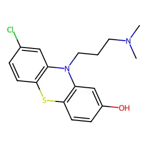 8-Chloro-10-(3-(dimethylamino)propyl)-10H-phenothiazin-2-ol structure