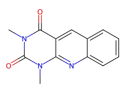 1,3-Dimethyl-1,2,3,4-tetrahydropyrimido[4,5-b]quinoline-2,4-dione structure