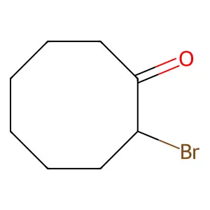 2-Bromocyclooctan-1-one structure