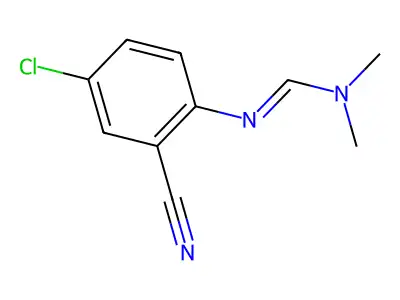 N'-(4-Chloro-2-cyanophenyl)-N,N-dimethylformamidine structure