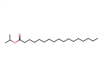 Isopropyl heptadecanoate structure