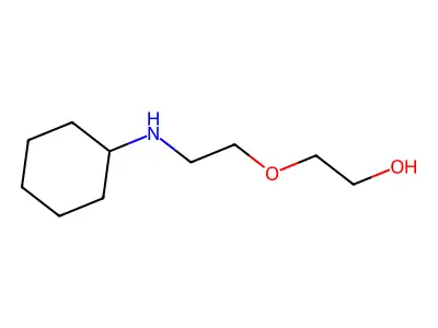 2-[2-(Cyclohexylamino)ethoxy]ethan-1-ol structure