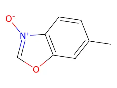 6-Methyl-3-oxido-1,3-benzoxazol-3-ium structure
