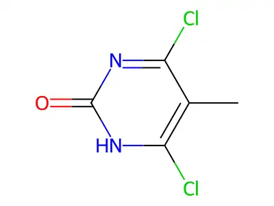4,6-Dichloro-5-methylpyrimidin-2-ol structure