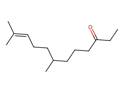 7,11-Dimethyldodec-10-en-3-one structure