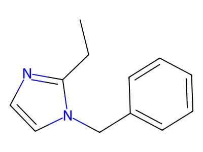 1-Benzyl-2-ethylimidazole structure