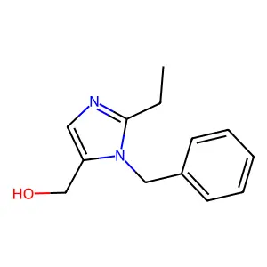(3-Benzyl-2-ethylimidazol-4-yl)methanol structure