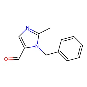 1-Benzyl-5-formyl-2-methylimidazole structure