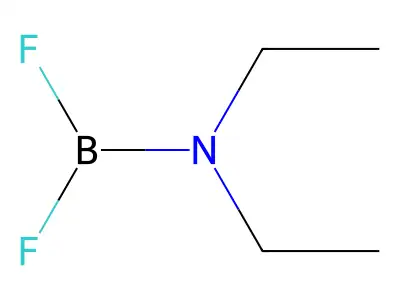 Diethylaminoborondifluoride structure