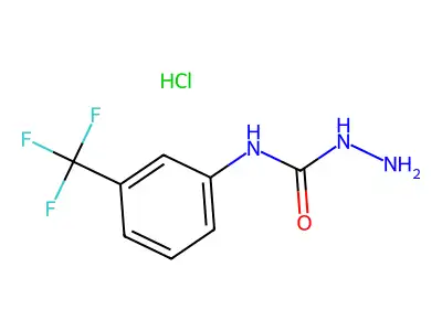 4-[3-(Trifluoromethyl)phenyl]semicarbazide hydrochloride structure