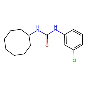 N-(3-Chlorophenyl)-N'-cyclooctylurea structure