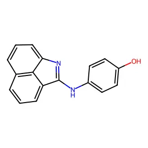4-(Benzo[cd]indol-2-ylamino)phenol structure