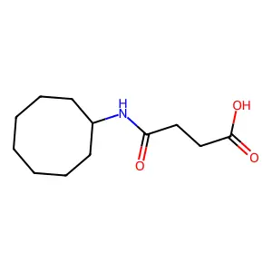 4-(Cyclooctylamino)-4-oxobutanoic acid structure