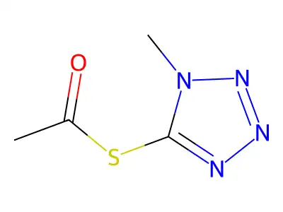 1-(1-Methyl-1,2,3,4-tetraazol-5-ylthio)ethan-1-one structure