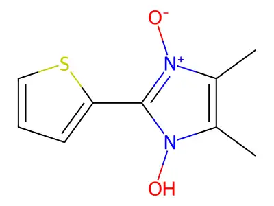 4,5-Dimethyl-2-(2-thienyl)imidazole-1,3-diol structure