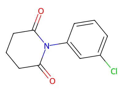 1-(3-Chlorophenyl)azaperhydroine-2,6-dione structure