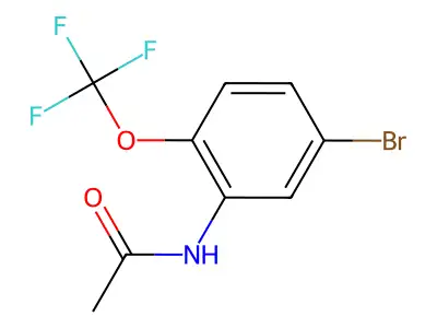 N-(5-Bromo-2-(trifluoromethoxy)phenyl)acetamide structure