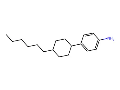 4-(4-Hexylcyclohexyl)aniline structure