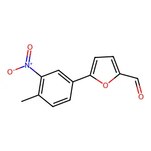 5-(4-Methyl-3-nitrophenyl)furan-2-carbaldehyde structure