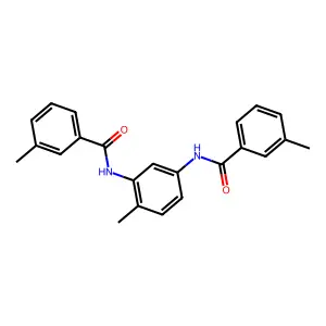 3-methyl-N-{2-methyl-5-[(3-methylbenzoyl)amino]phenyl}benzamide structure