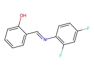 N-(Salicylidene)-2,4-difluoroaniline structure