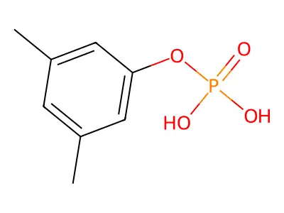 Phosphoric acid, 3,5-xylyl ester structure