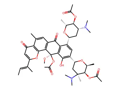 Acetylkidamycin structure