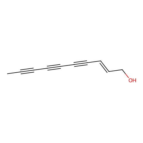 (Z)-2-Decene-4,6,8-triyn-1-ol structure