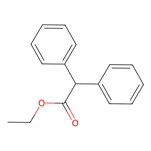 Ethyl diphenylacetate structure
