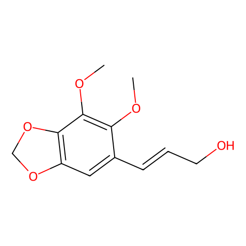 omega-Hydroxyisodillapiole structure