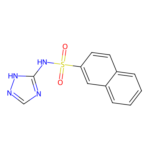 N-(1H-1,2,4-三唑-5-基)萘-2-磺酰胺 structure