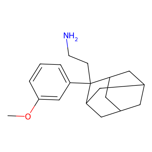 2-[2-(3-Methoxyphenyl)-2-adamantyl]ethanamine structure