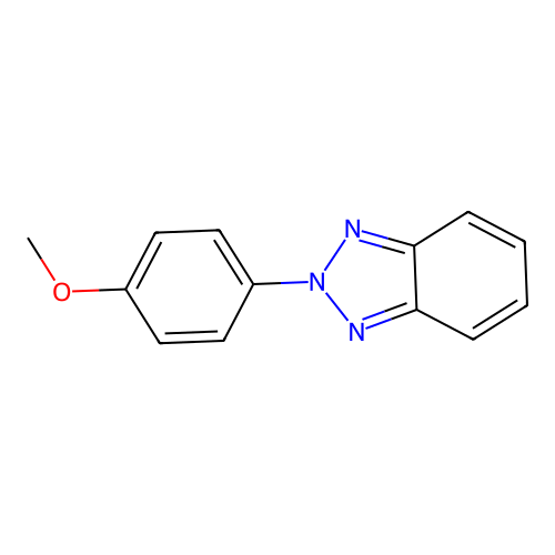 2-(4-Methoxyphenyl)benzotriazole structure