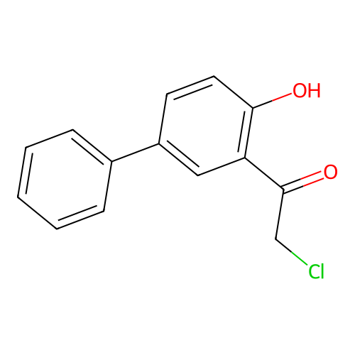 2-Chloro-1-(2-hydroxy-5-phenylphenyl)ethan-1-one structure