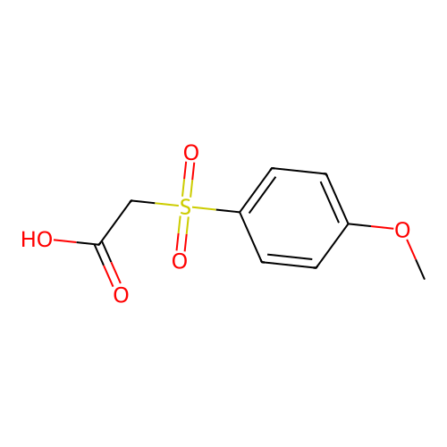 (4-Methoxy-benzenesulfonyl)-acetic acid structure